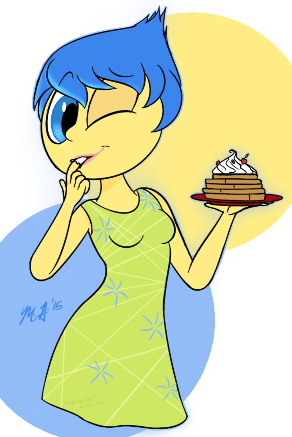 Scamwich 214 21 Joy By Supesart - Inside Out Joy Fanart (1024x1531)