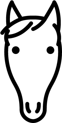 Horse Head Vector - Horse (400x400)