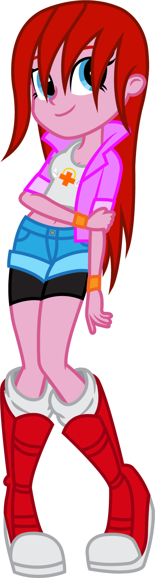 Heavenly Cross By Davidsfire - Equestria Girl Oc Vector (531x1970)
