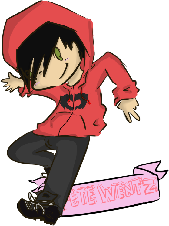Pete Wentz Too Cool By Chibi - Pete Wentz Chibi (660x835)