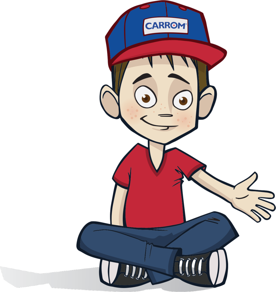 Carrom Kid - Cartoon Boy Sitting Png (968x1024)