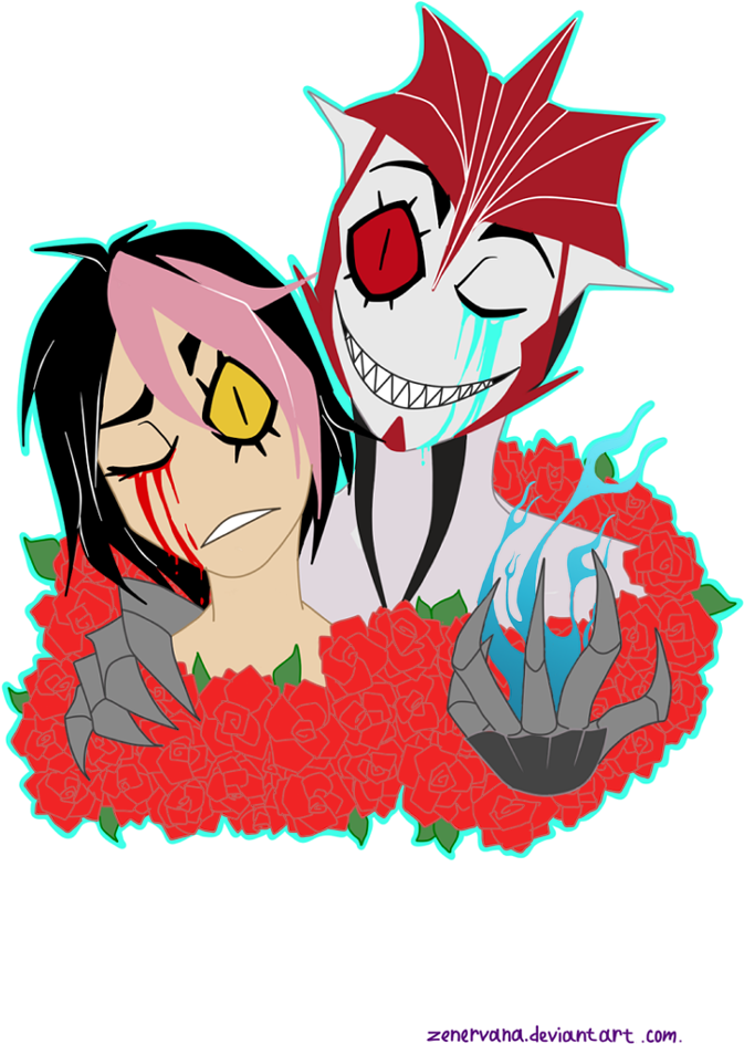 Demon X Girl By Zenervana - Cartoon (760x1013)