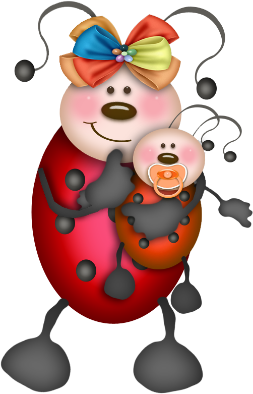 Ladybug Cartoon Insect Images Free To Copy For Your - Clip Art (598x858)