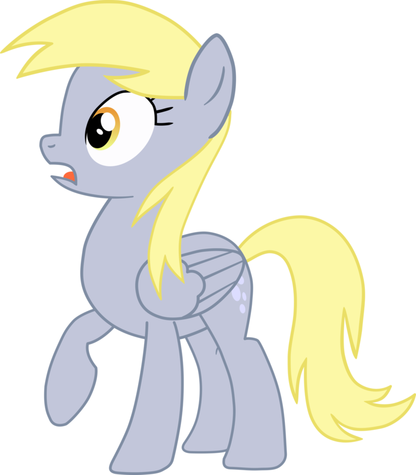 Derpy Hooves, First Vector Ever By Aethon056 - Mlp Derpy Shocked (837x955)