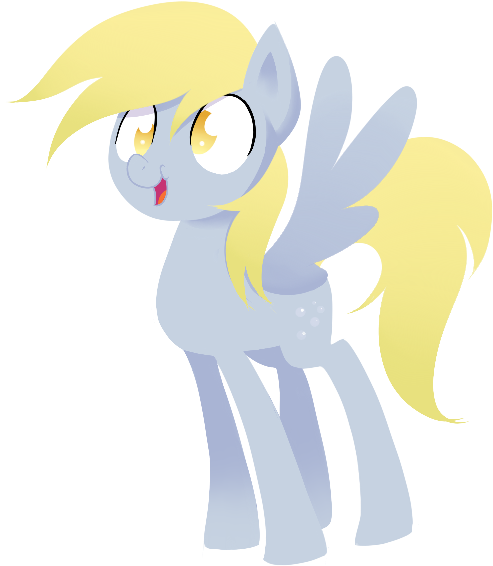 A Very Stylistic Derpy Hooves - Derpy Hooves (1010x1150)