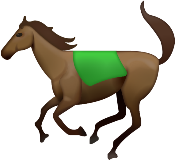 Download Running Horse Iphone Emoji Icon In Jpg And - Horse Emoji (600x552)