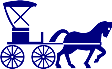 Subject필수, Carriage - Silhouette Of Carriage (420x361)