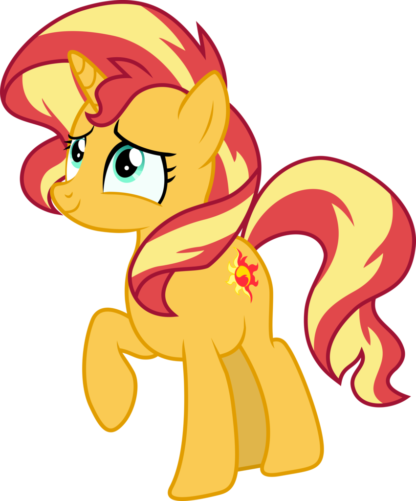 Absurd Res, Artist - My Little Pony Sunset Shimmer Pregnant (851x1024)