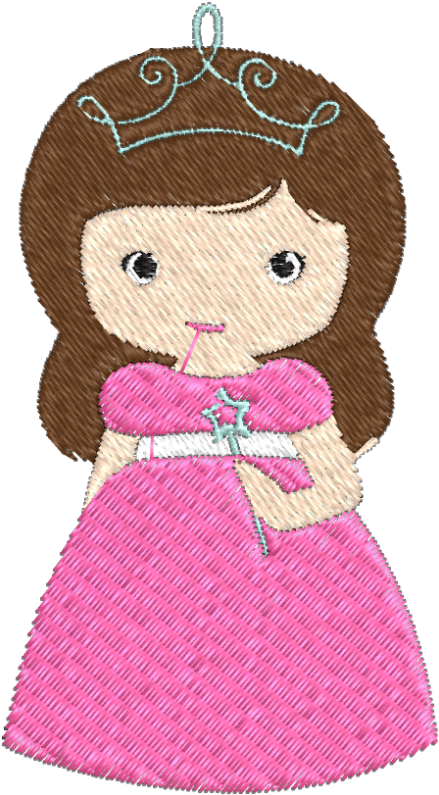 Princess Girl Clip Art (800x800)