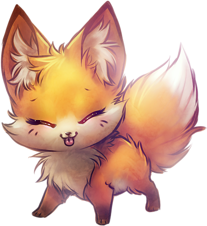 Petit Bébé Renard Trop Chou Plus - Cute Fennec Fox Drawing (460x460)