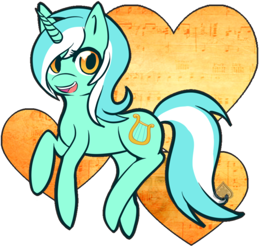 Todoseruga, Heart, Lyra Heartstrings, Music Notes, - Cartoon (635x600)