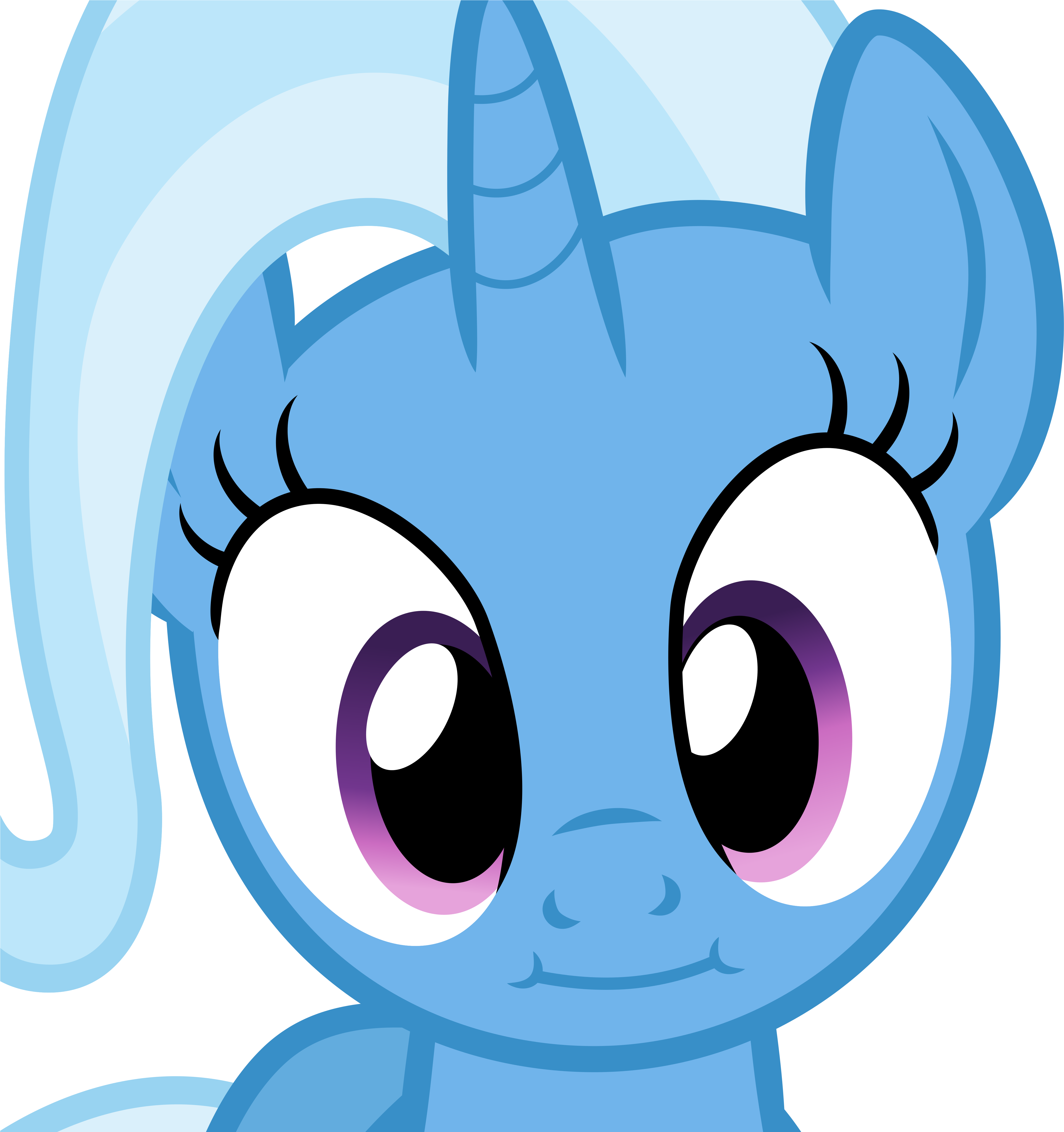 Twilight Sparkle Rainbow Dash Derpy Hooves Pony Face - Trixie Mlp Gif Transparent (5000x5000)
