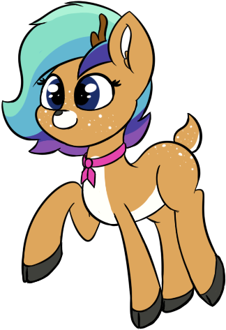 Seafooddinner, Butt Freckles, Cloven Hooves, Cute, - Cartoon (328x480)