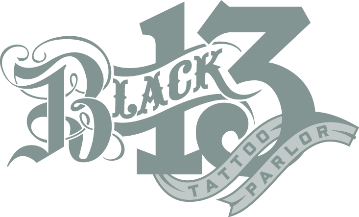 Black 13 Tattoo Parlor - 13 Tattoo (733x443)