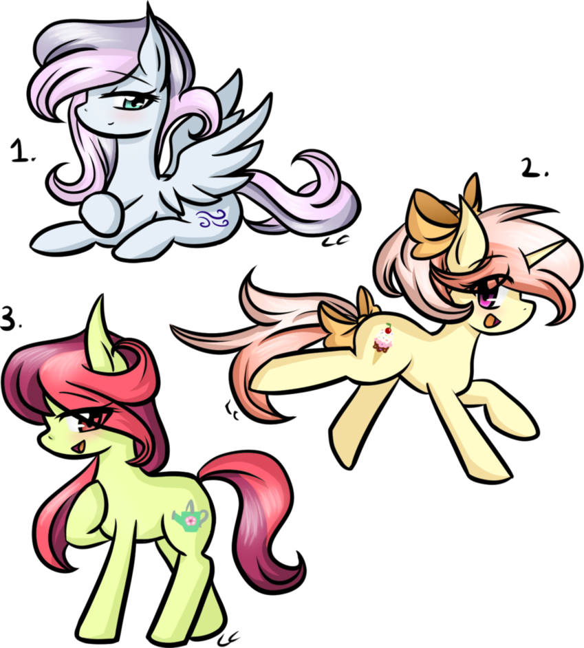 Mini Pony Adopts 2 [closed] By Littlecloudie - Cartoon (849x942)