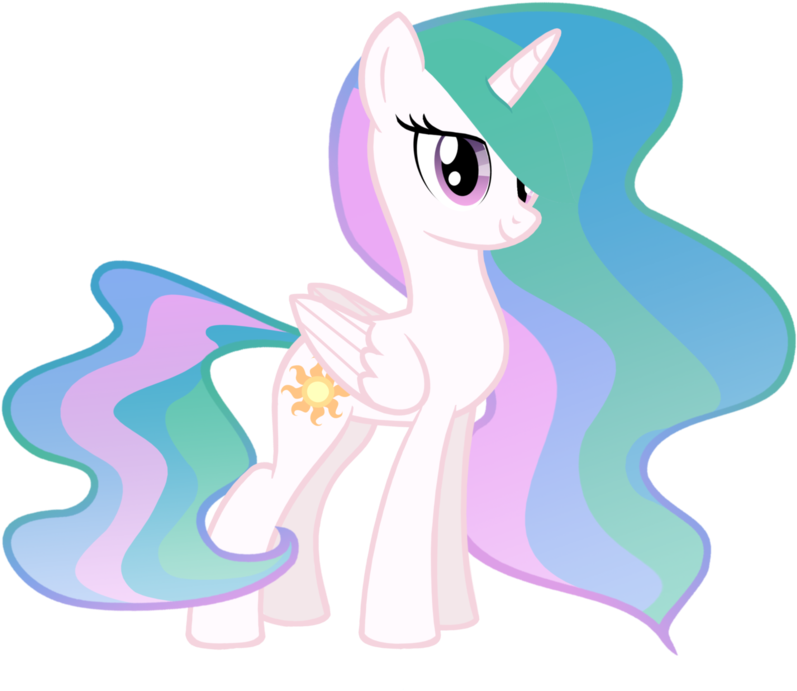 Mini Celestia By Darthlena - Princess Celestia No Background (894x894)