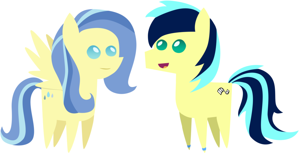 Mini Sunshower And Pingu By Foreshadowart - Cartoon (1024x522)