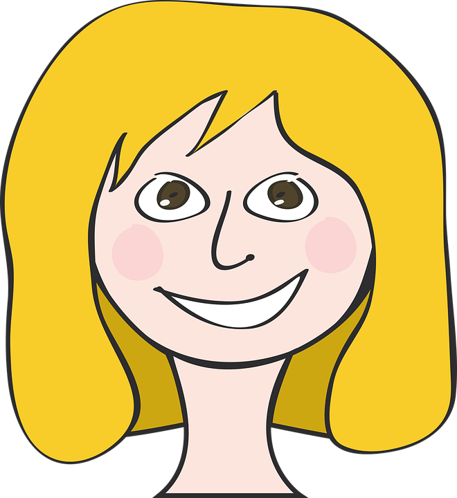 Girl Cartoon Faces 28, Buy Clip Art - Child (660x720)