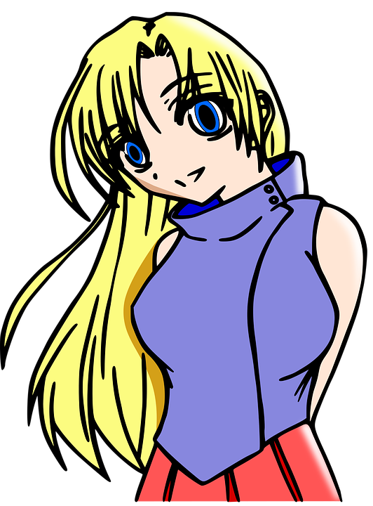 Teenage Girl Cartoon - Cartoon (750x750)