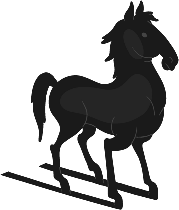 Shadow Horse - No Touchies Adventure Time (390x424)