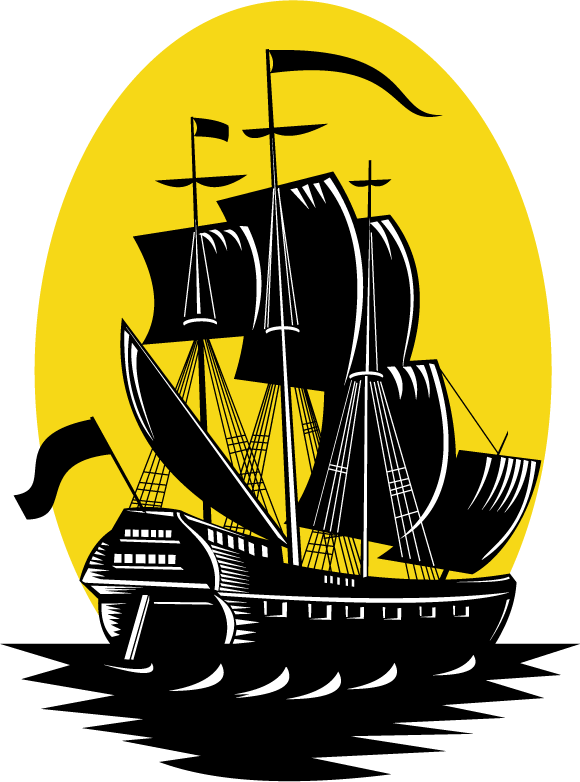 Ship Wall Decal Freight Transport Restaurant Boat - Ship Wall Decal Freight Transport Restaurant Boat (580x782)