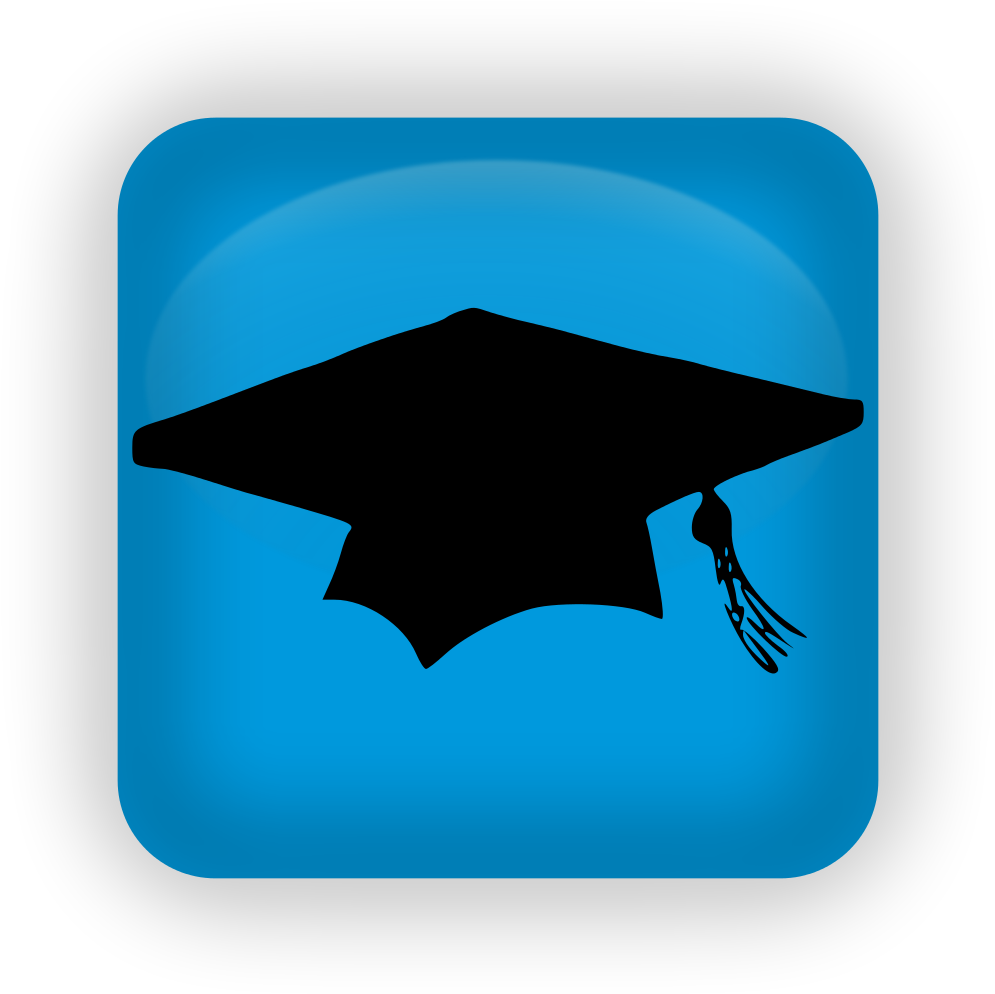 Graduation Cap Png 19, - Education Icon File (1024x1024)
