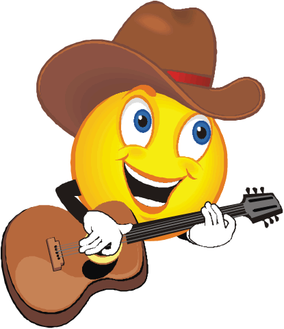 Western Horse Head Clipart Download - Country Gif Smiley (415x480)