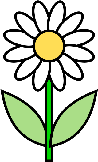 Olive Connection Girl Scouts Of The Usa Scouting Girl - Flower Cartoon Black And White (600x600)