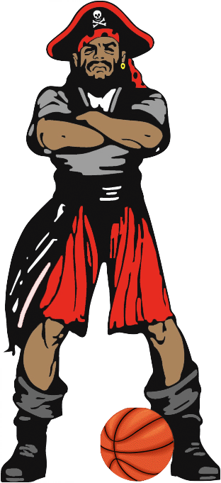 Pirate With A Basketball (312x681)