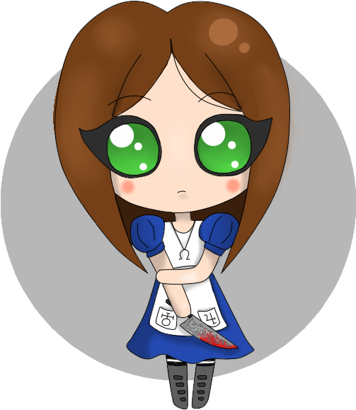 American Mcgee's Alice By Mizdreavus - Alice The Madness Returns Chibbi (600x767)
