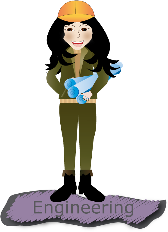 Engineers Use Their Skills To Create The World Around - Cartoon (612x792)