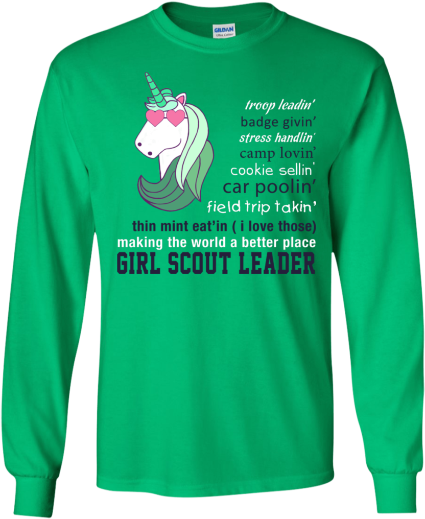 Leader Making The World A Better Place Girl Scouts - Girl Scout Leader Shirt (1024x1024)