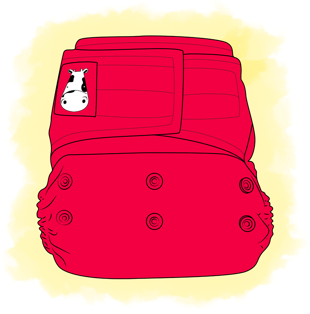Aplix Cloth Diaper - Cloth Diaper (1000x1000)
