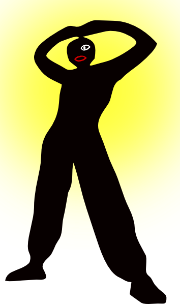 Free Vector Man Standing Silhouette Clip Art - Man (354x598)