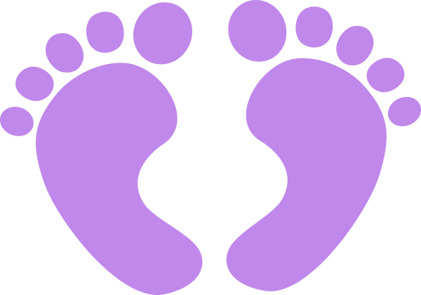 Baby Feet Vector (600x420)