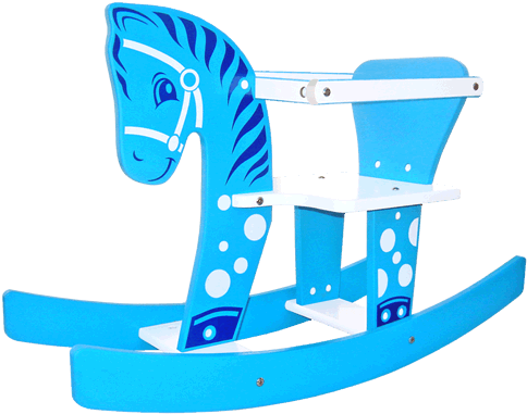 Cavalo Gangorra Bebe - Cavalo Gangorra Bebê Azul Junges (800x800)