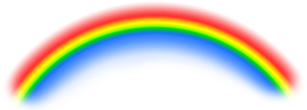 Arco Íris Reto Png (1000x461)