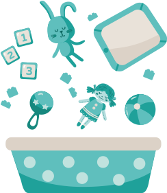Escolher Brinquedos Adequados Para A Idade Da Criança - Illustration (389x449)