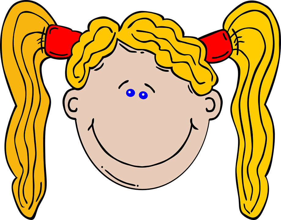 Yellow Wig Cliparts 9, Buy Clip Art - Free Clipart Long Hair (919x720)