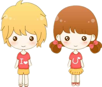 Cute Couple Png - Semangat Sayang Gif (400x533)