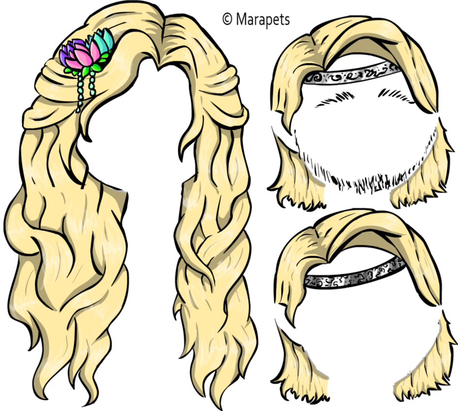 God Wigs By Gullsko - Illustration (944x847)