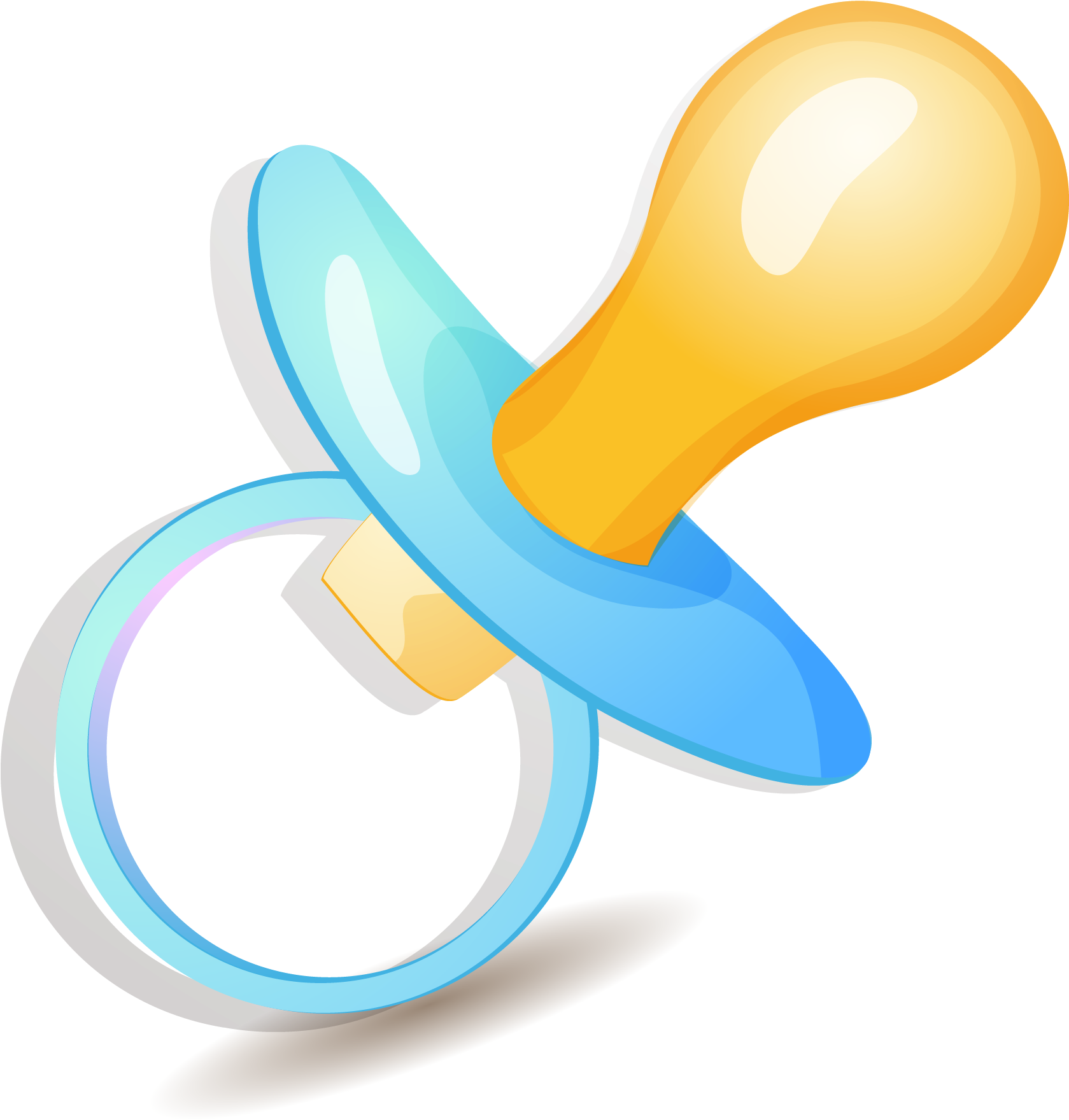 Pacifier Infant Cartoon Drawing - Baby Pacifier Cartoon (2083x2083)