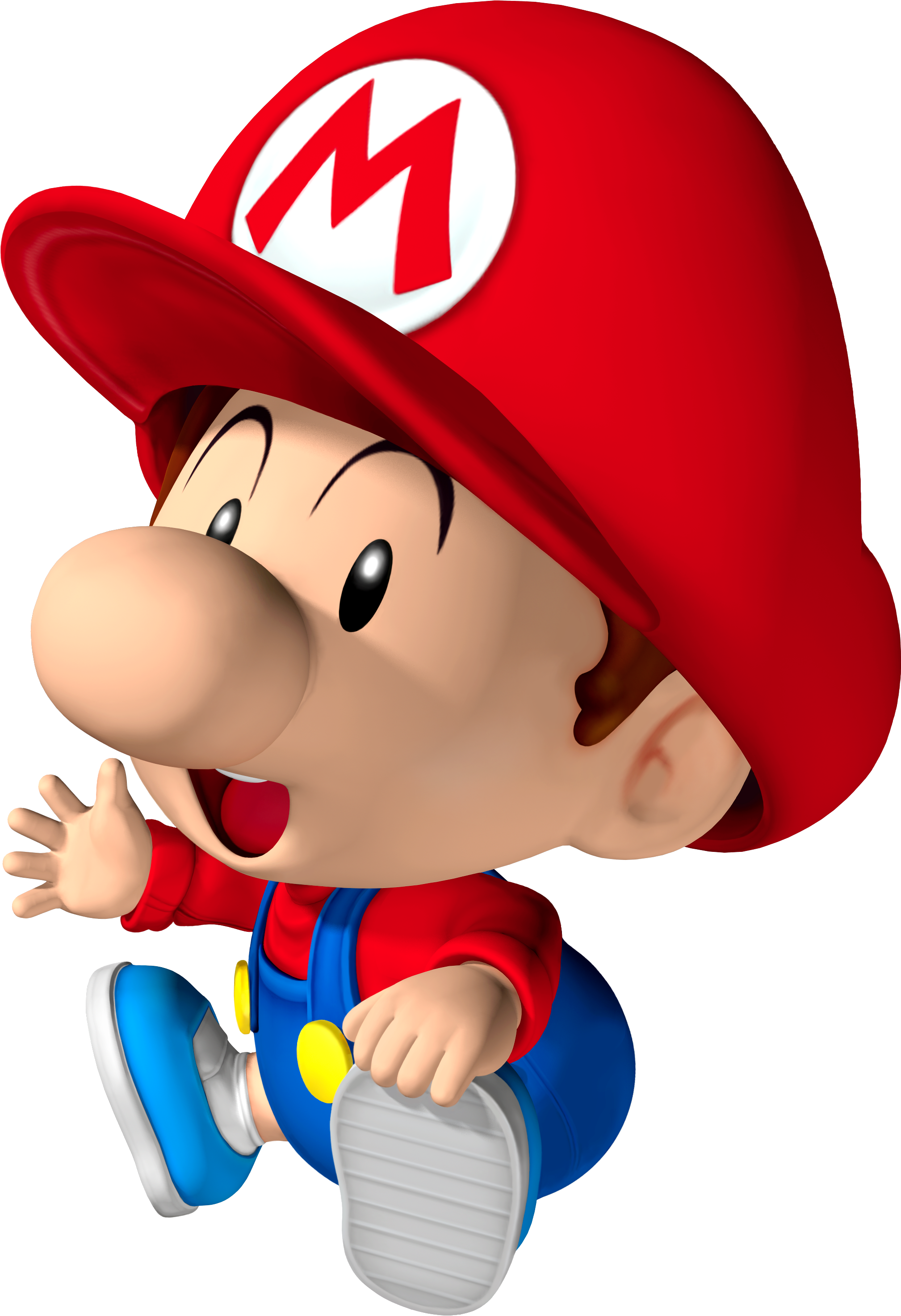 Best Of Clip Art Mario Medium Size - Baby Mario (2208x3128)