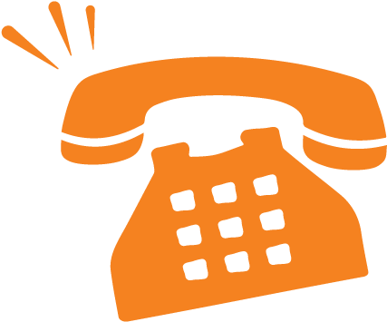 Telephone Clipart Contact Me - Icone Telefone Fixo Png (436x362)