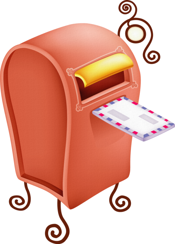 Mailbox & Letter - Buzon De Cartas Animado (576x800)