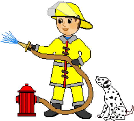 Fireman Firefighter Clip Art Vector Free Clipart Images - Christmas Tree Clip Art (500x450)