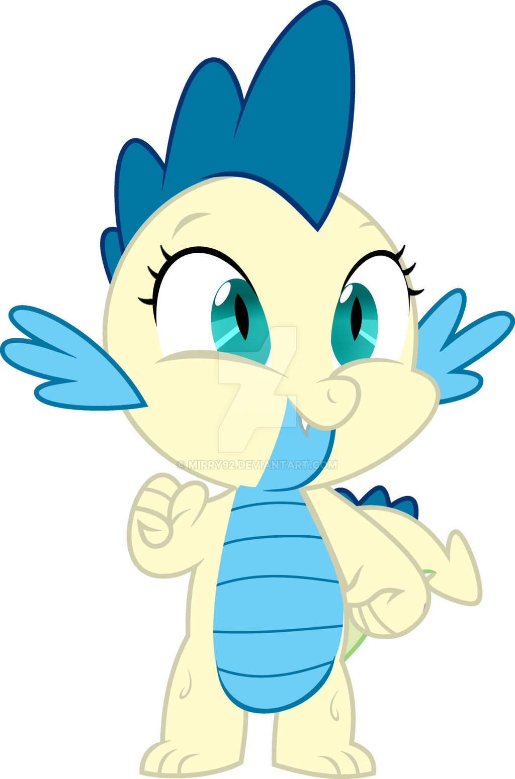 Mlp - Mlp Baby Dragon Oc (1024x1550)