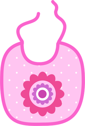 Babygirl Paperrosa Momis Designs - Bib Clipart (286x423)