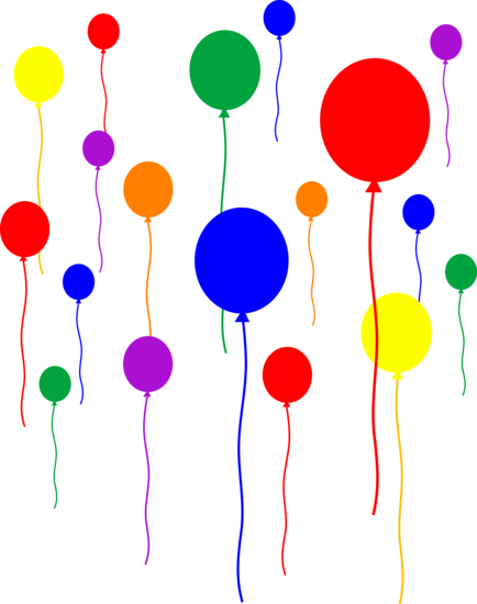 Clip Art - Transparent Background Birthday Clip Art (434x550)