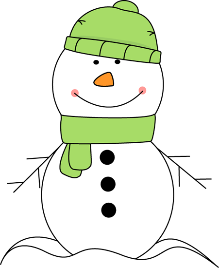 Firefighter Clipart Snowman - Snowman With Scarf And Hat (451x550)